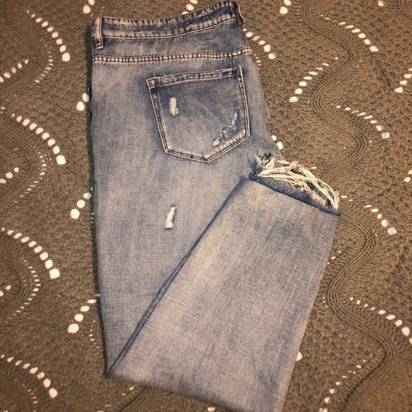 NWT William Rast My Ex’s Destroyed Ankle Jeans 16W - Picture 7 of 9